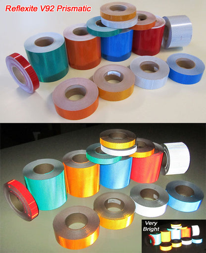 Blue Green Yellow V92 Oralite Reflective Prismatic Tape