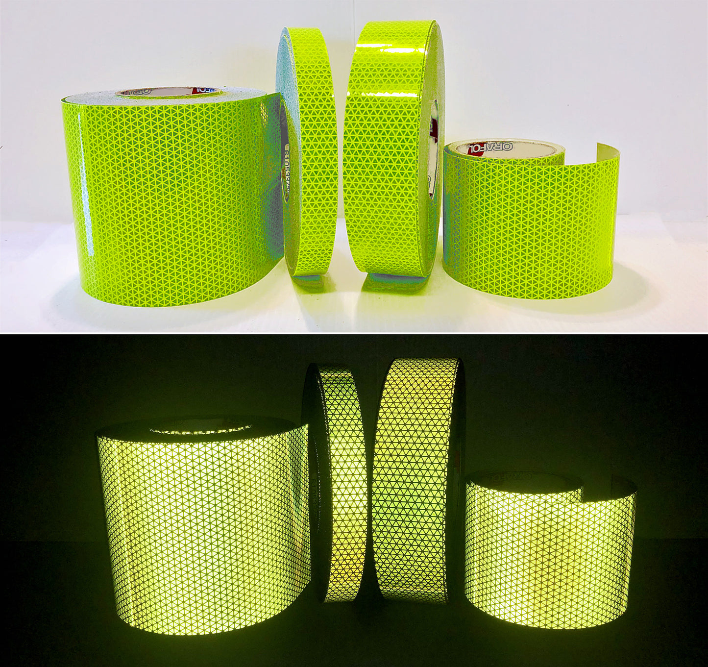 Oralite Fluorescent Lime Reflective Tape V98