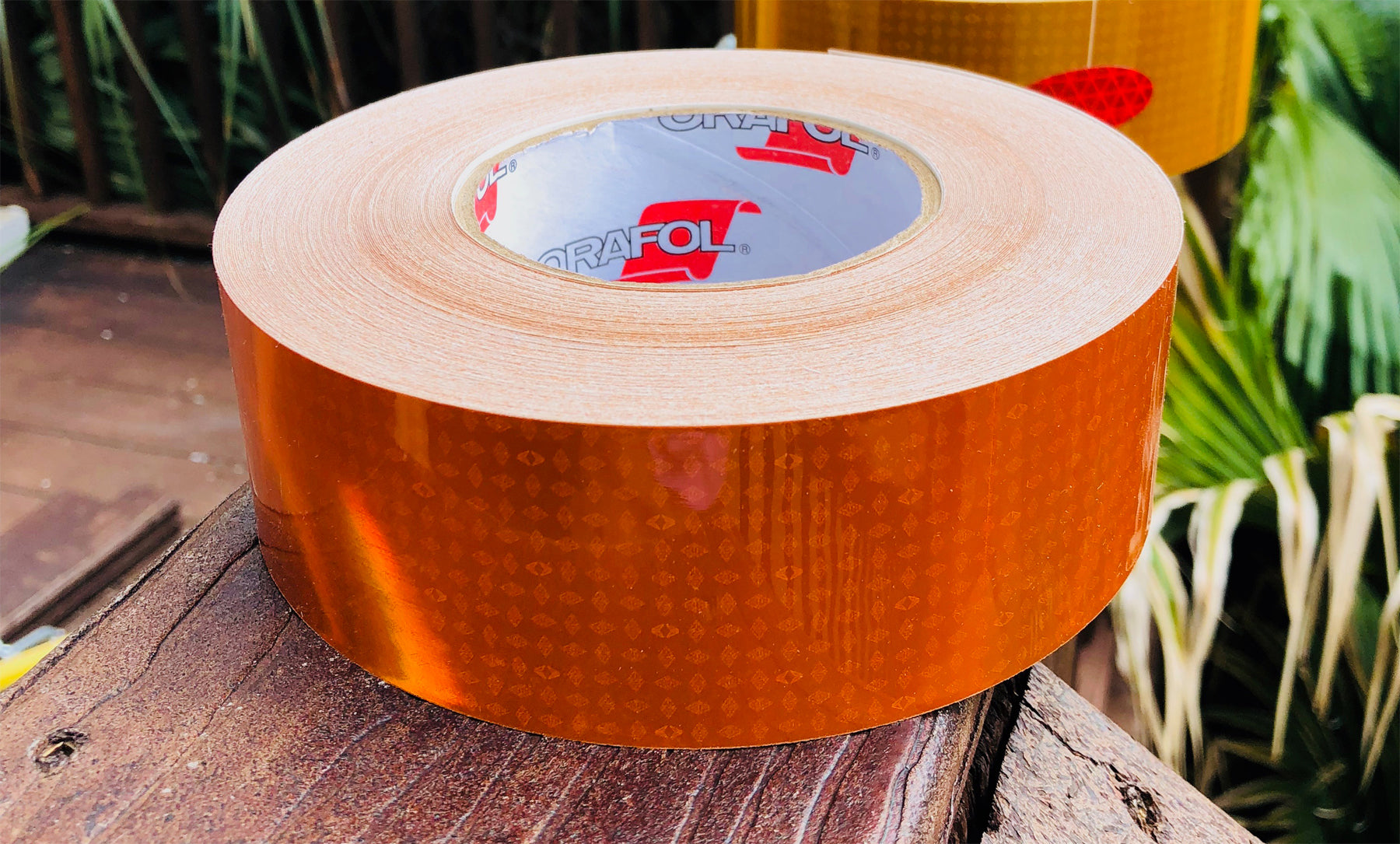 Orange Oralite Reflexite V82 Reflective Type 5 Tape