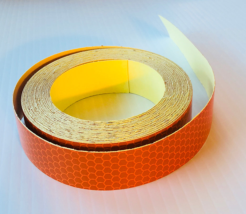 Reflective Hard Hat - 1" (Stretchable) High Intensity Tape - 30' & 150' Rolls