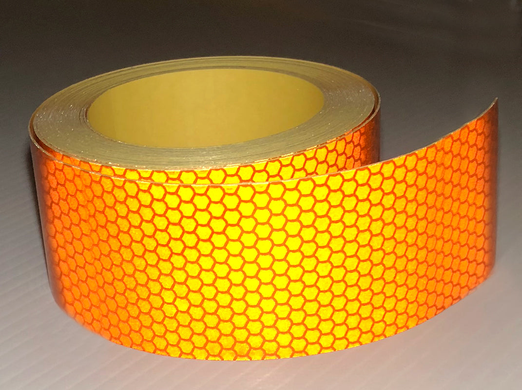 Reflective Hard Hat - 2" (Stretchable) High Intensity Tape - 30' & 150' Rolls