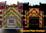 diamond plate reflective fire trucks apparatus