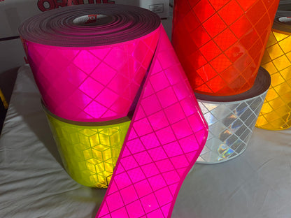 Oralite Roll Up Banner & Sign Material - Reflective - Super Bright & Marathon - 5 Colors