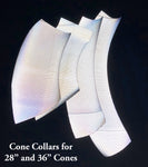 prismatic traffic cone collars