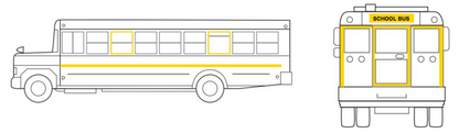 Orafol Oralite School Bus Reflective Tape v99 v82 v59