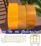 Oralite (Reflexite) V59/V99/V82 Yellow School Bus Tape - Reflective