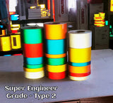 2" Super Engineer Grade Type 2 Reflective Tape (SEG) - 30' & 150' Rolls