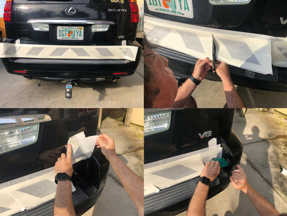 Shadow (Ghost) Chevron Decals - White or Black