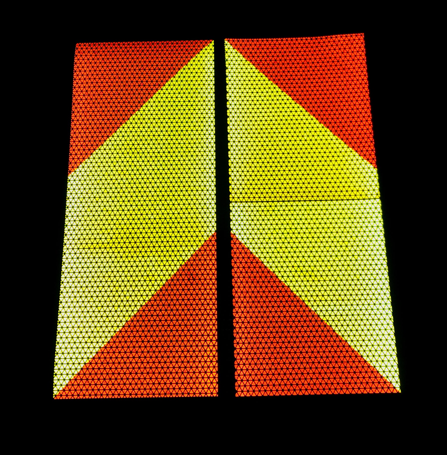 6 inch wide reflective panel