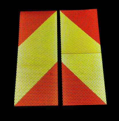 6 inch wide reflective panel
