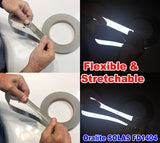 6 Inch Oralite SOLAS "Sold By The Foot" Self Adhesive (1404 for Flexible Surfaces)