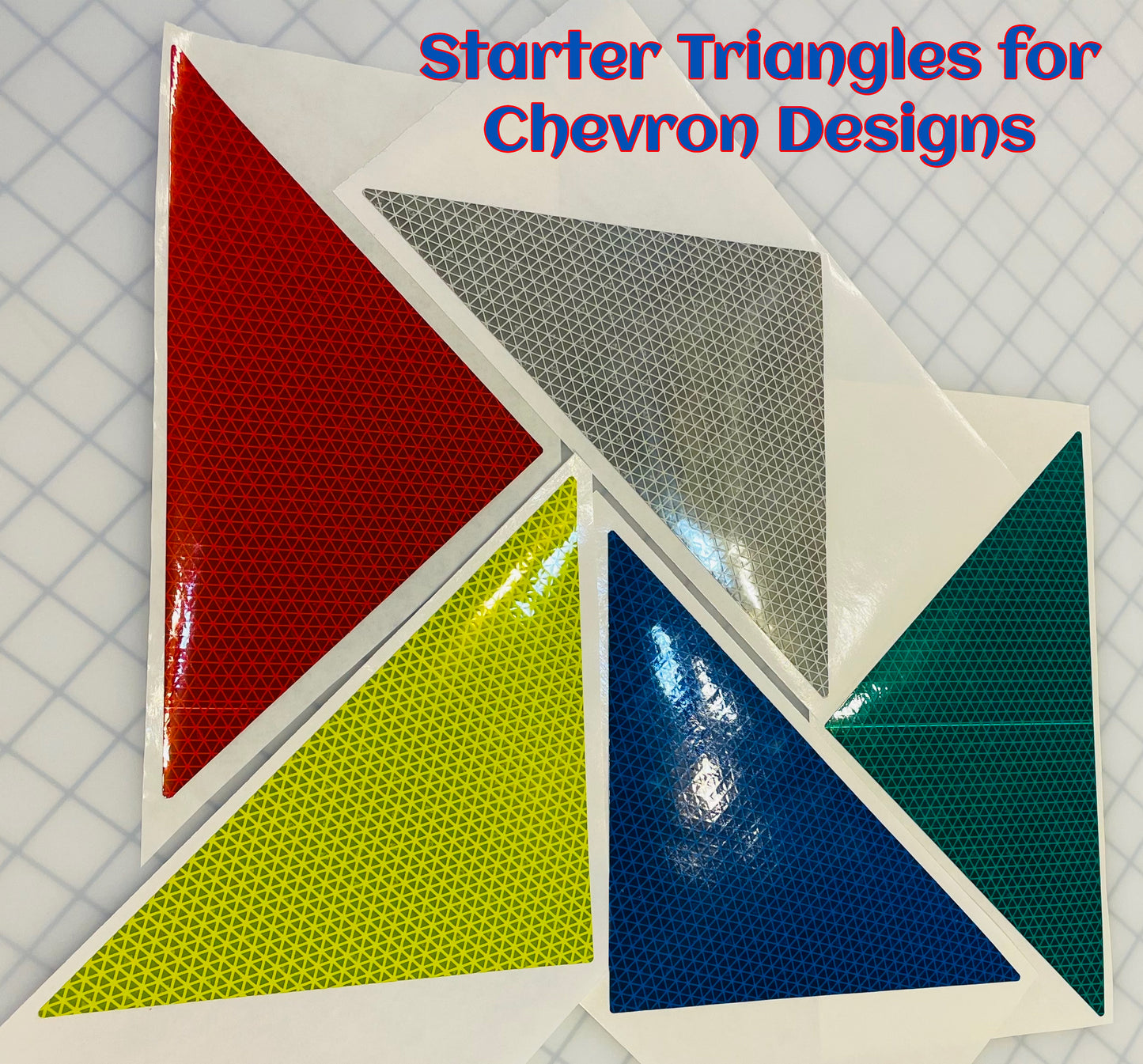 Starter Triangle for Chevron Striping NFPA 1901 (5 Colors)