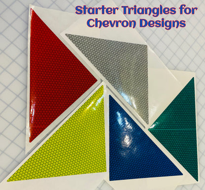 Starter Triangle for Chevron Striping NFPA 1901 (5 Colors)