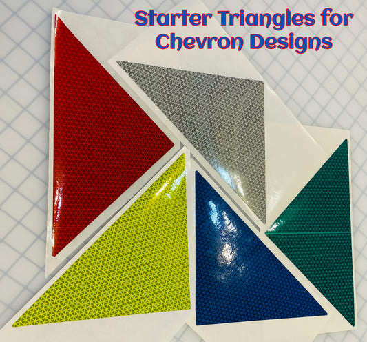 Starter Triangle for Chevron Striping NFPA 1901 (5 Colors)