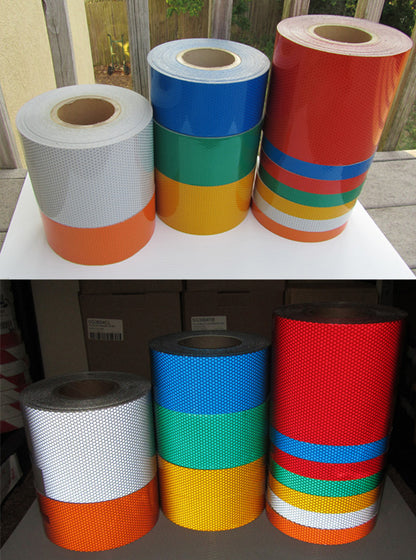 Red Yellow Orange High Intensity Bright Type 3 Reflective Tape