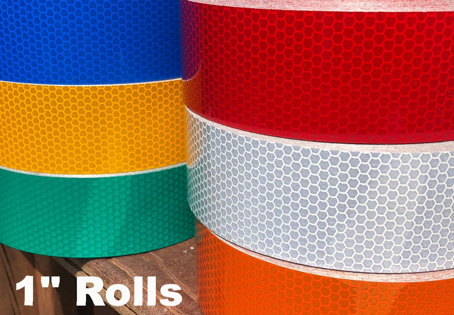 White Blue Green High Intensity Type 3 Reflective Tape