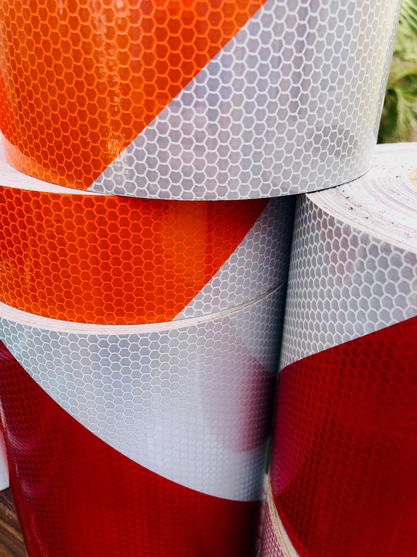 Striped Reflective Barricade Tape - HIGH INTENSITY Grade Type 3 - (150 Foot Rolls) – Reflective