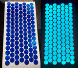 Blue V82 reflective oralite dots 3/4 inch
