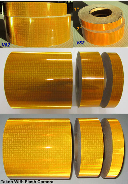 Oralite (Reflexite) V59/V99/V82 Yellow School Bus Tape - Reflective