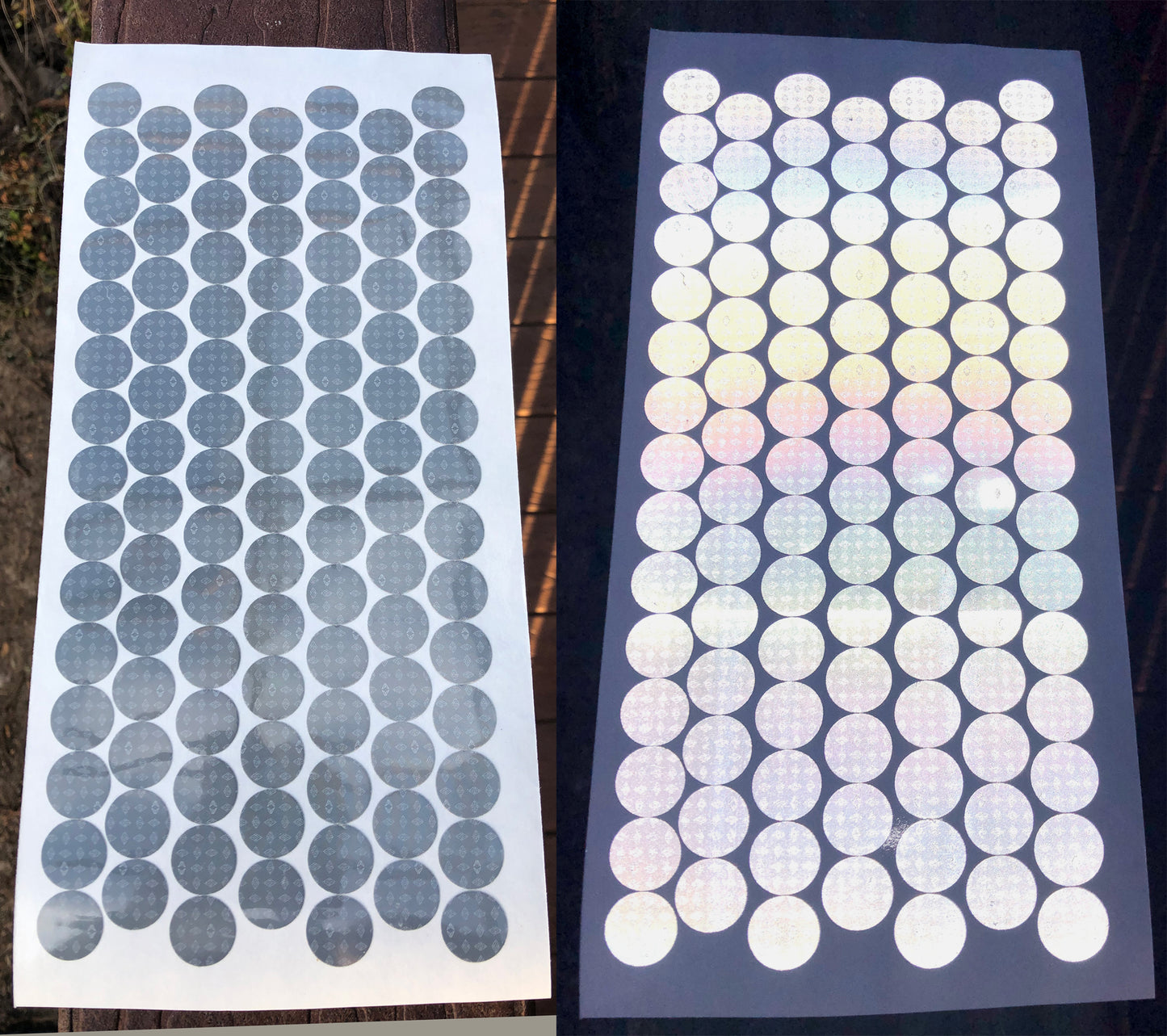 Whit V82 reflective oralite dots 3/4 inch