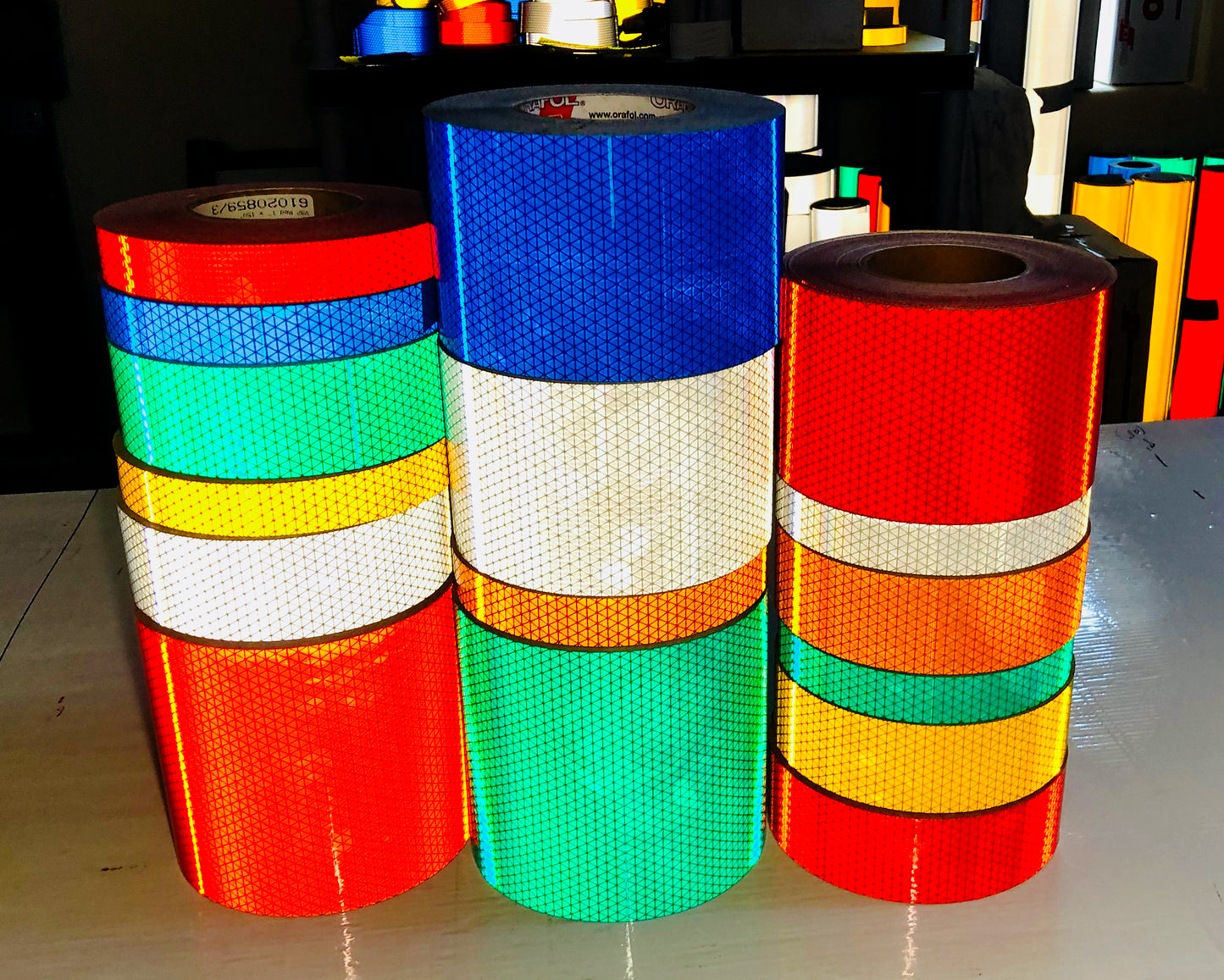 3" Oralite V92 Daybright Prismatic Tape Rolls - 30' & 150' Rolls – image 3 of 3