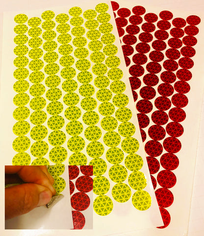 Diamond plate nfpa 1901 3/4" reflective dots