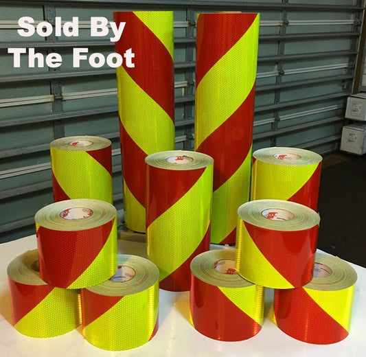 V98 pre printed chevron reflective rolls by the foot
