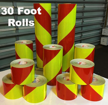 Chevron Rolls - Oralite V98 Pre-Printed - 30 FOOT ROLLS – Tape