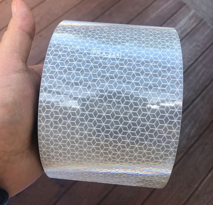 4" Oralite FRA-224 Prismatic Rail Car  Reflective Tape - 30' & 150' Rolls – Reflective